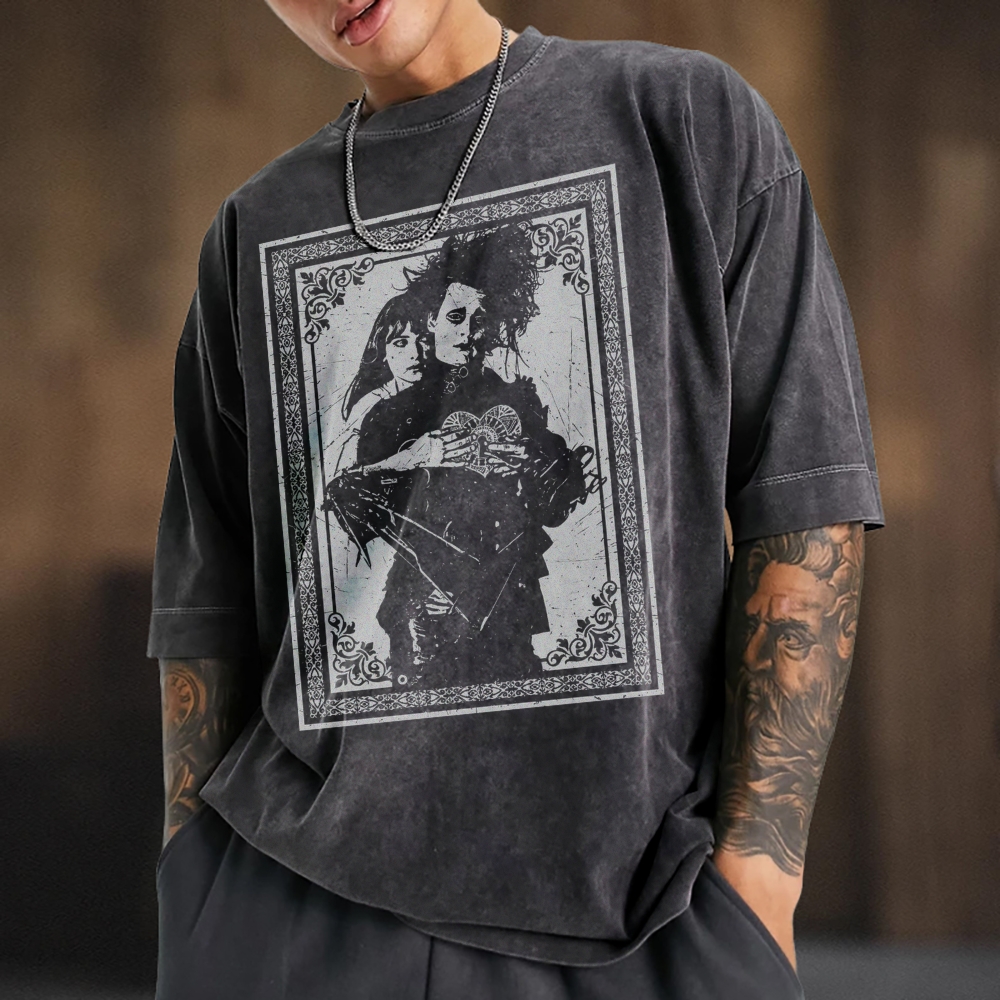 Unisex Washed Edward Scissorhands T-shirt