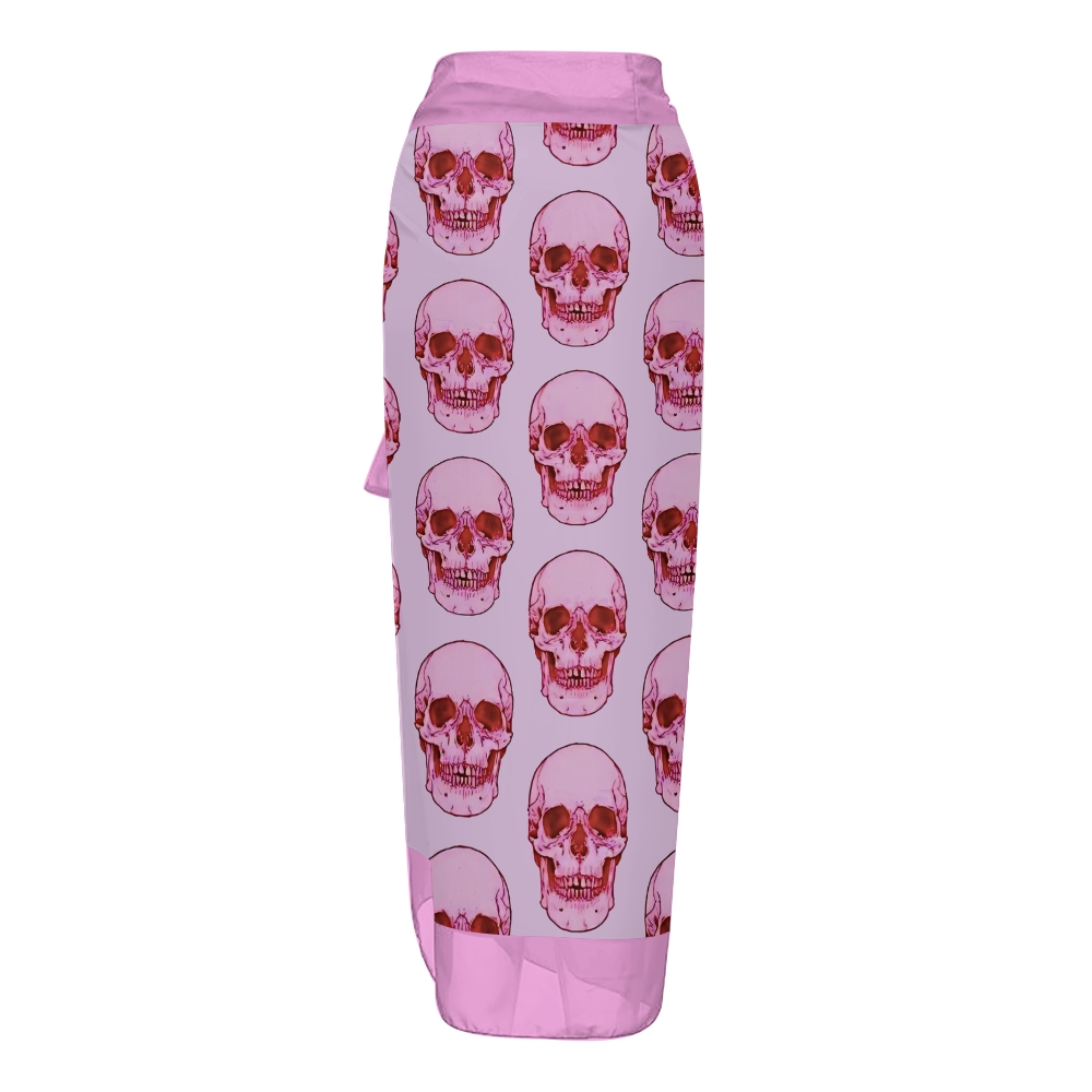 Women's Skull Printed One Piece Swimsuits and Cover Ups