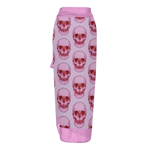 Women's Skull Printed One Piece Swimsuits and Cover Ups