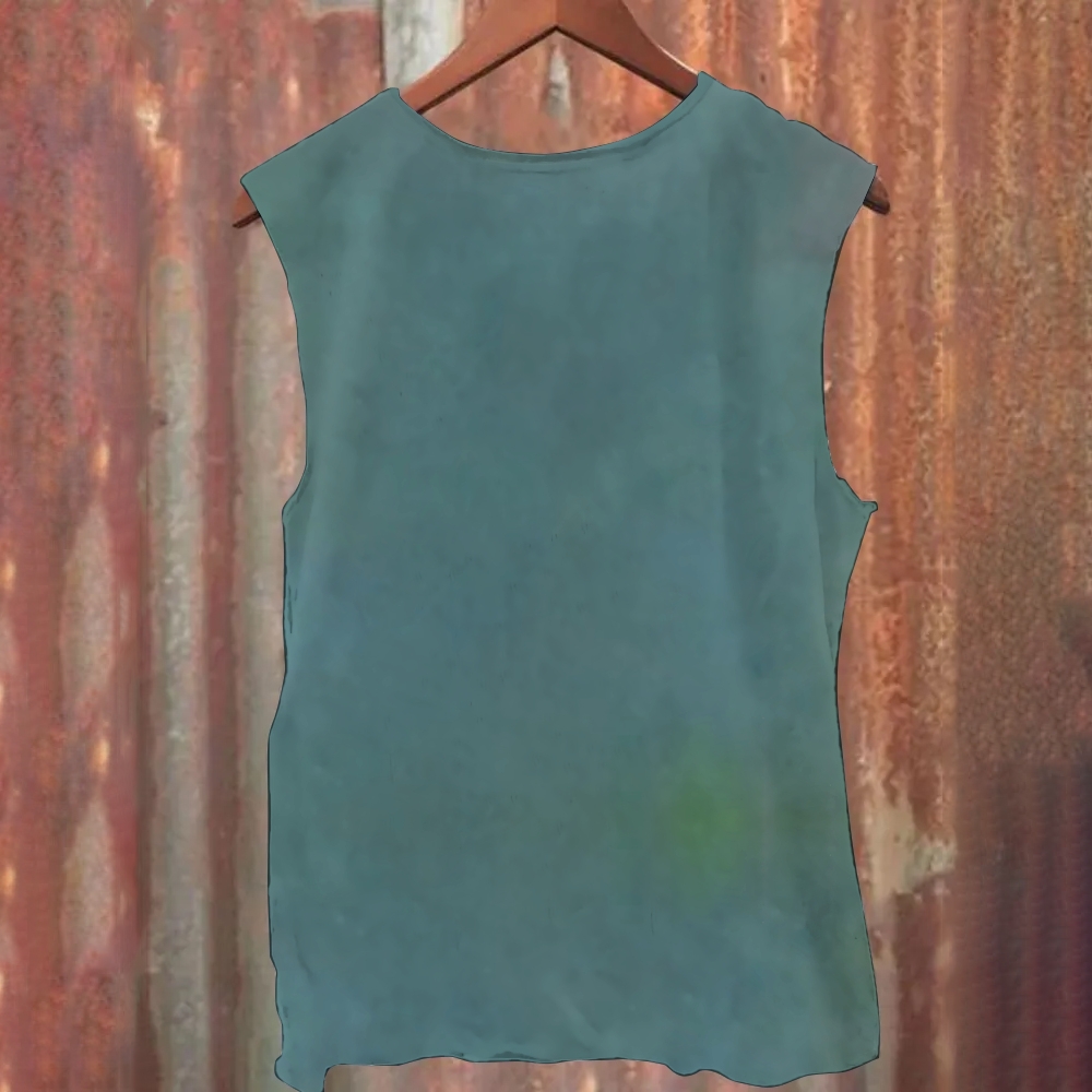 Unisex Casual Zombie Cat Pet Sematary Art  Printed Tank Top