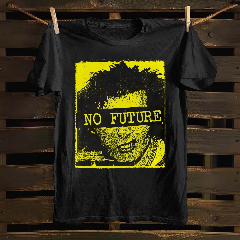 Unisex cotton Punk No Future Music T-shirt