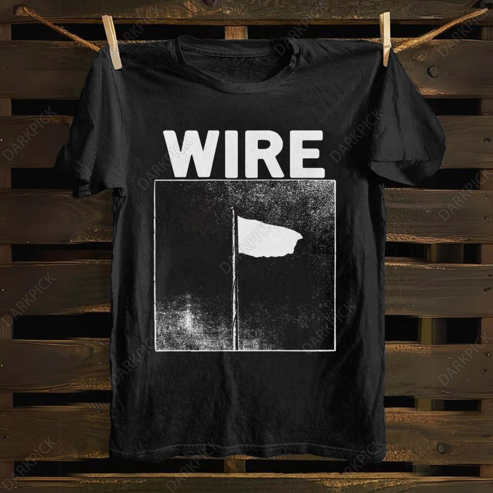 Unisex cotton Pink Flag - Wire Band T-shirt