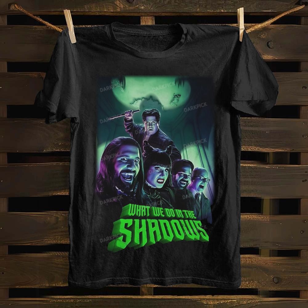 Unisex cotton What we do in the shadow TV series T-shirt 