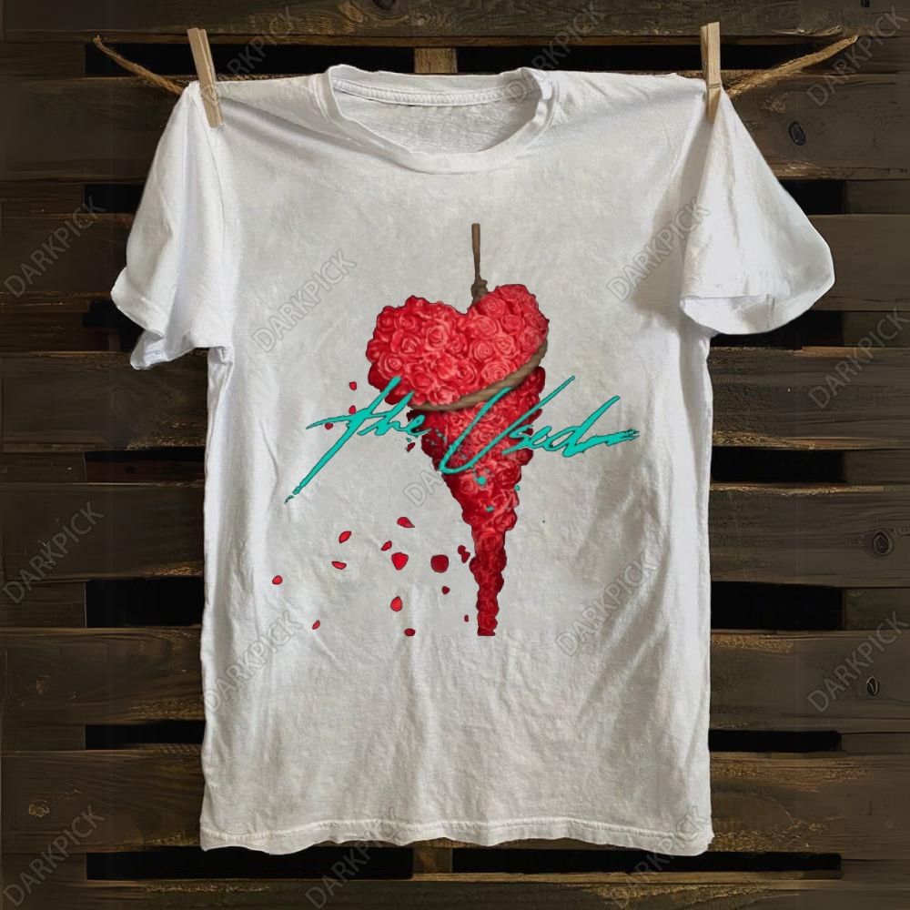 Unisex cotton The Used Rock Band T-shirt