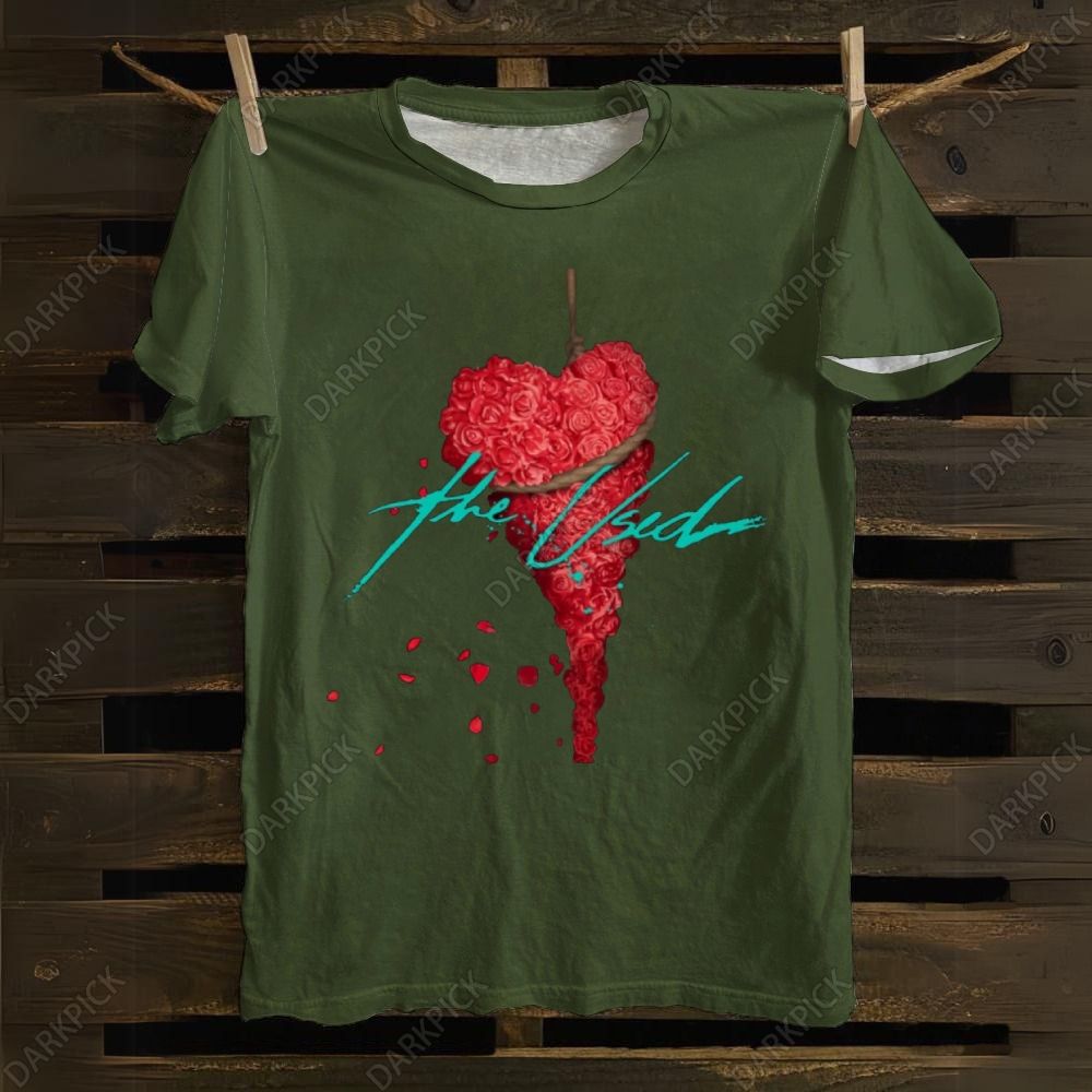 Unisex cotton The Used Rock Band T-shirt