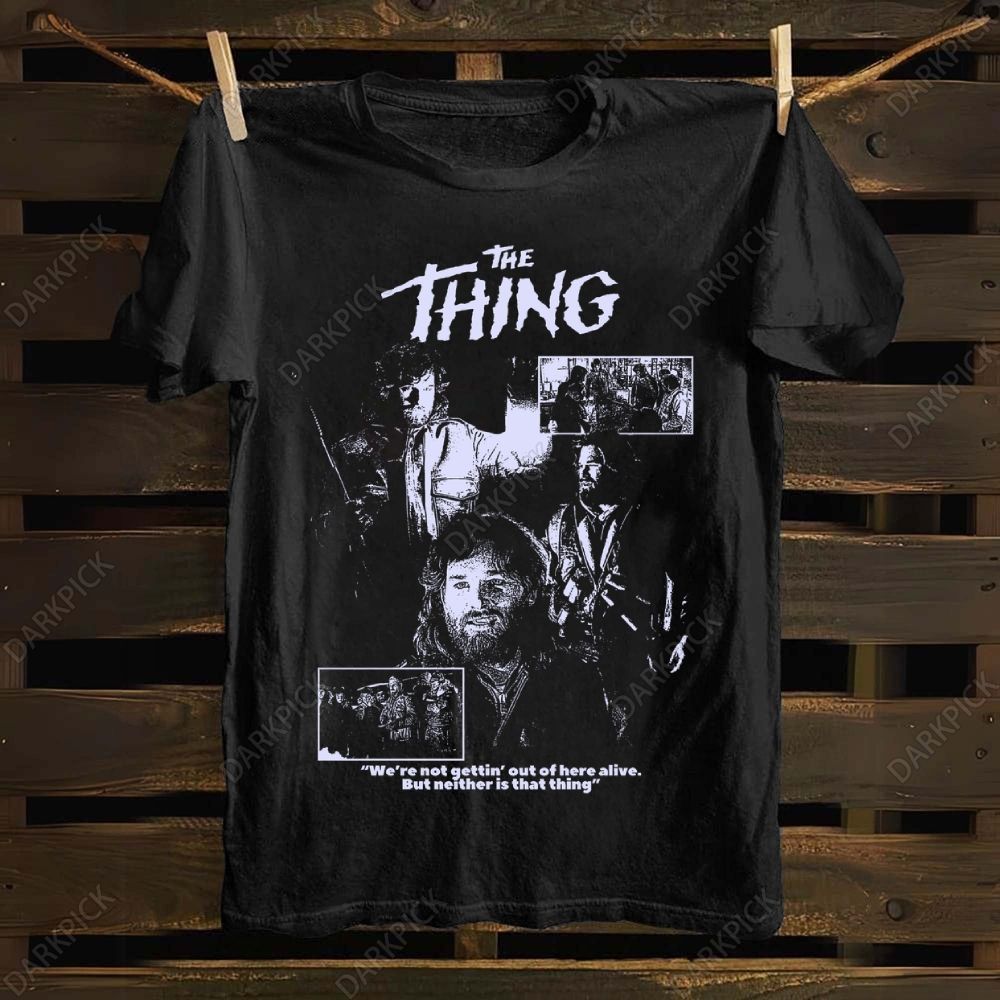 Unisex cotton The Thing Horror Movie T-shirt