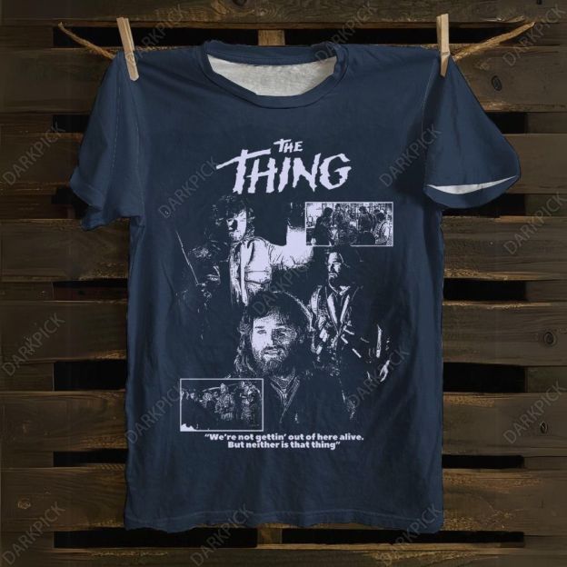 Unisex cotton The Thing Horror Movie T-shirt