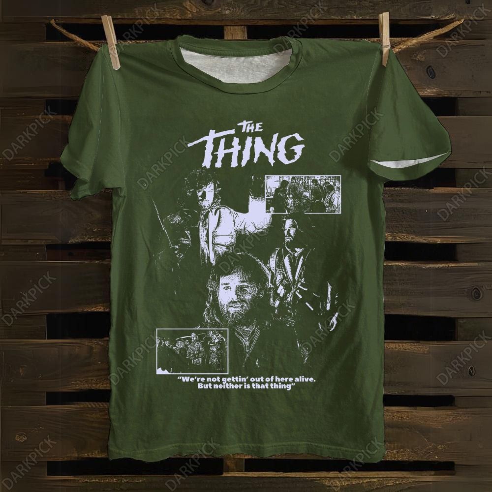 Unisex cotton The Thing Horror Movie T-shirt