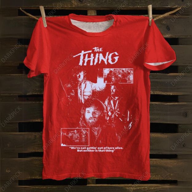 Unisex cotton The Thing Horror Movie T-shirt