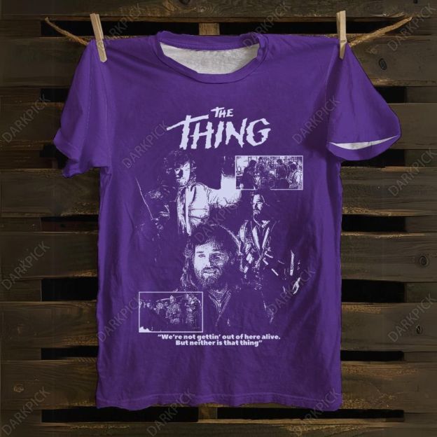 Unisex cotton The Thing Horror Movie T-shirt