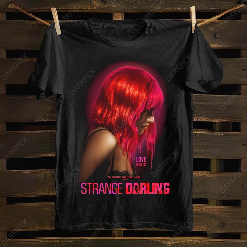 Unisex cotton Strange Darling Horror Movie T-shirt