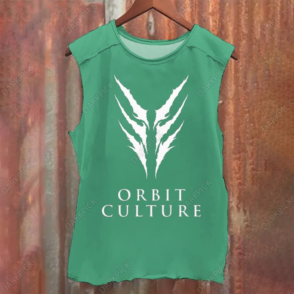 Unisex Vintage Washed Orbit Culture Metal Band Tank Top