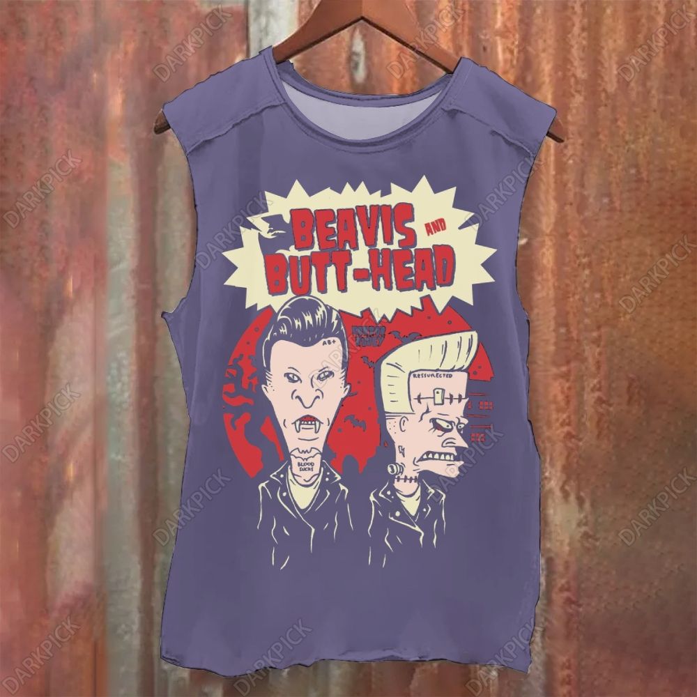 Beavis and Butt-Head TV Series Vintage Washed Tank Top