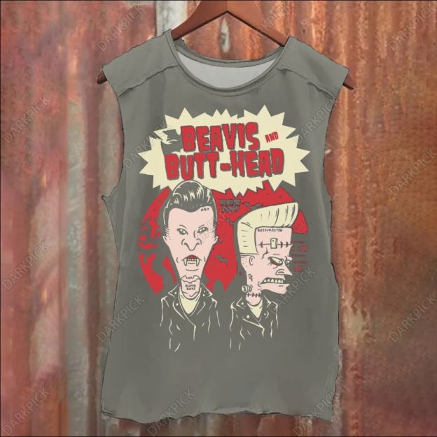 Beavis and Butt-Head TV Series Vintage Washed Tank Top