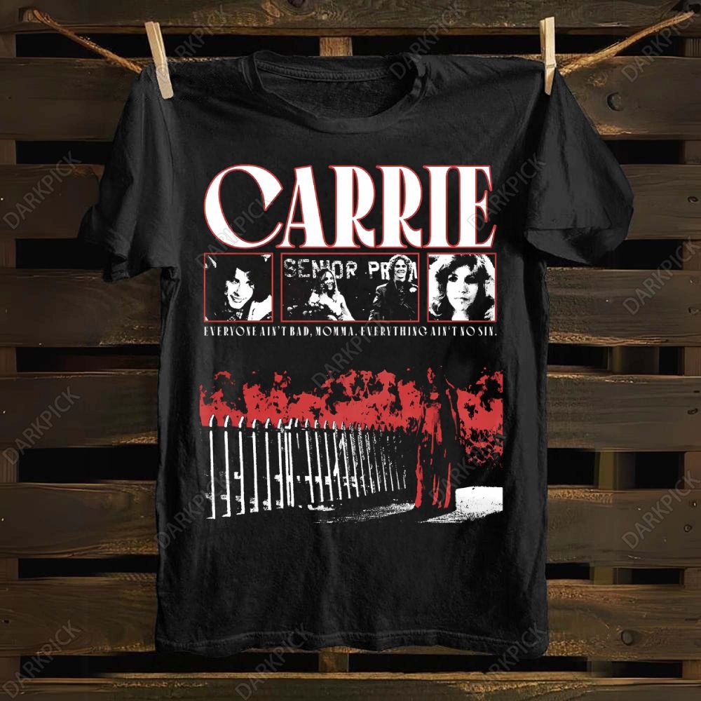 Carrie Horror Movie cotton T-shirt
