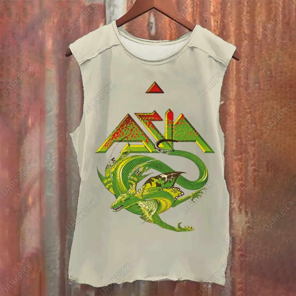 Asia Rock Band Vintage Washed Tank Top