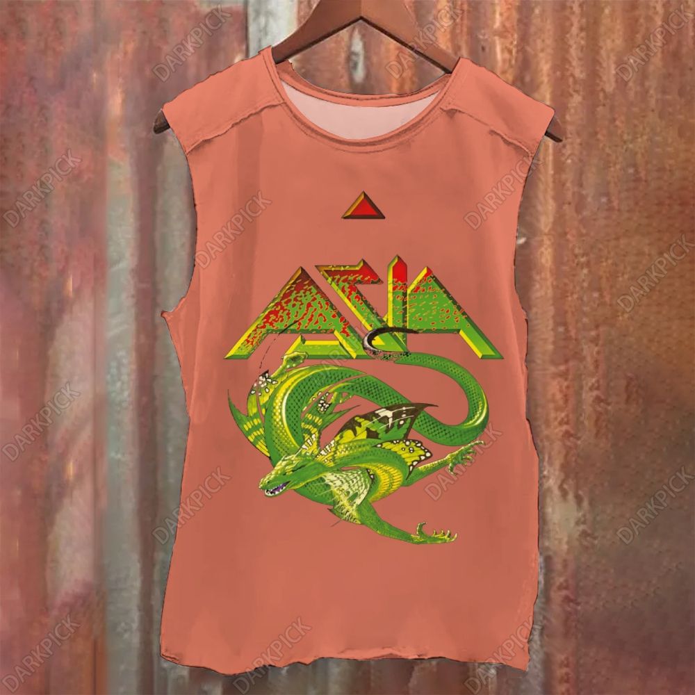 Asia Rock Band Vintage Washed Tank Top