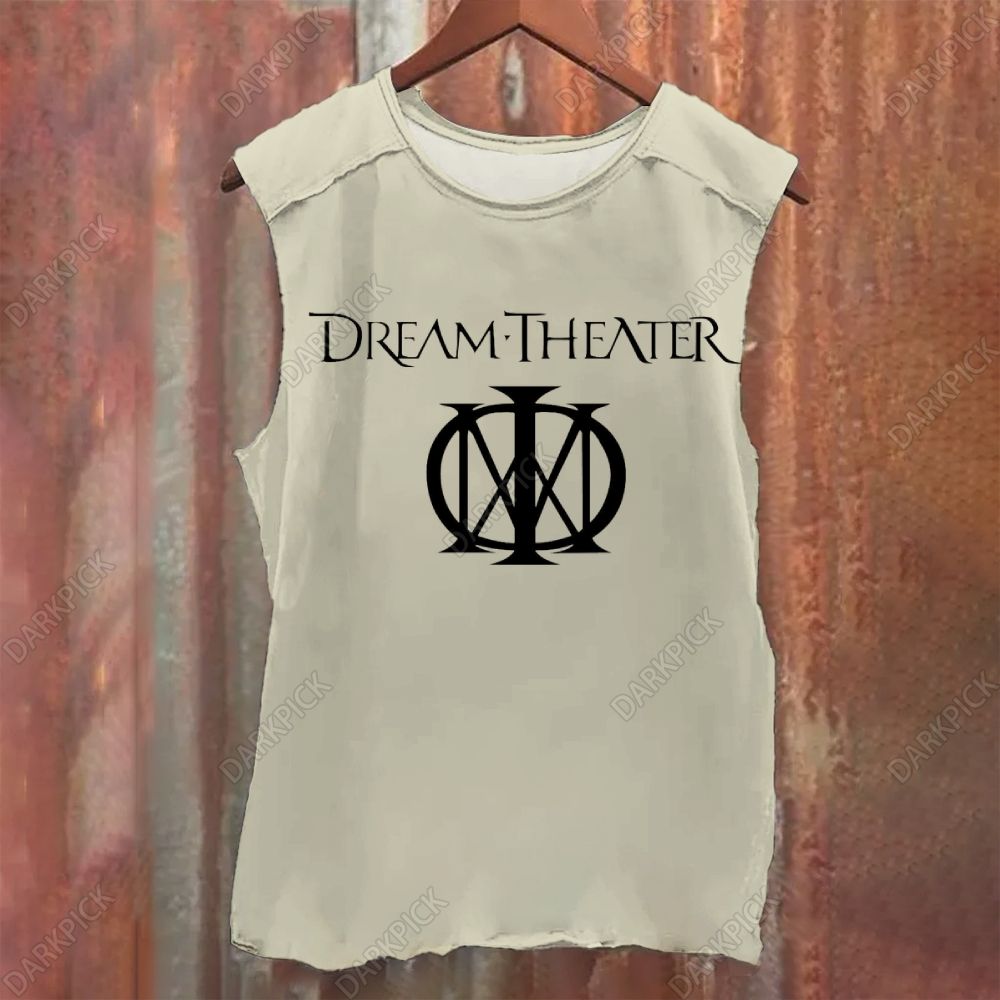 Dream Theater Rock Band Vintage Washed Tank Top