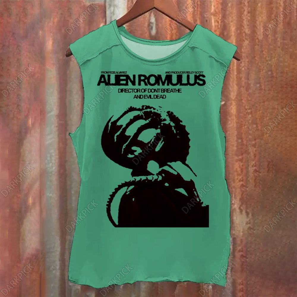 Alien: Romulus Horror Movie Vintage Washed Tank Top