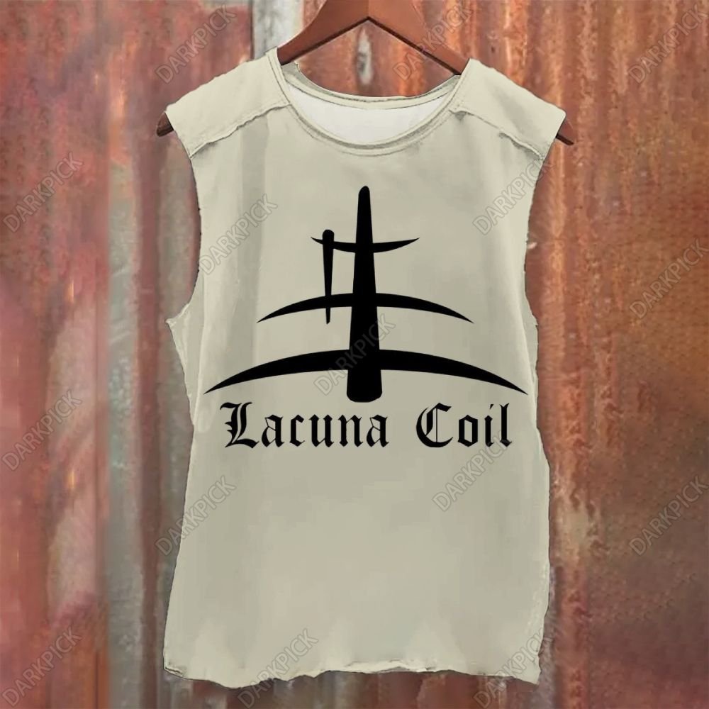 Lacuna Coil Rock Band Vintage Washed Tank Top