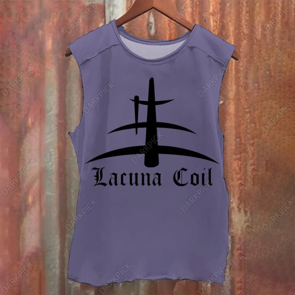 Lacuna Coil Rock Band Vintage Washed Tank Top