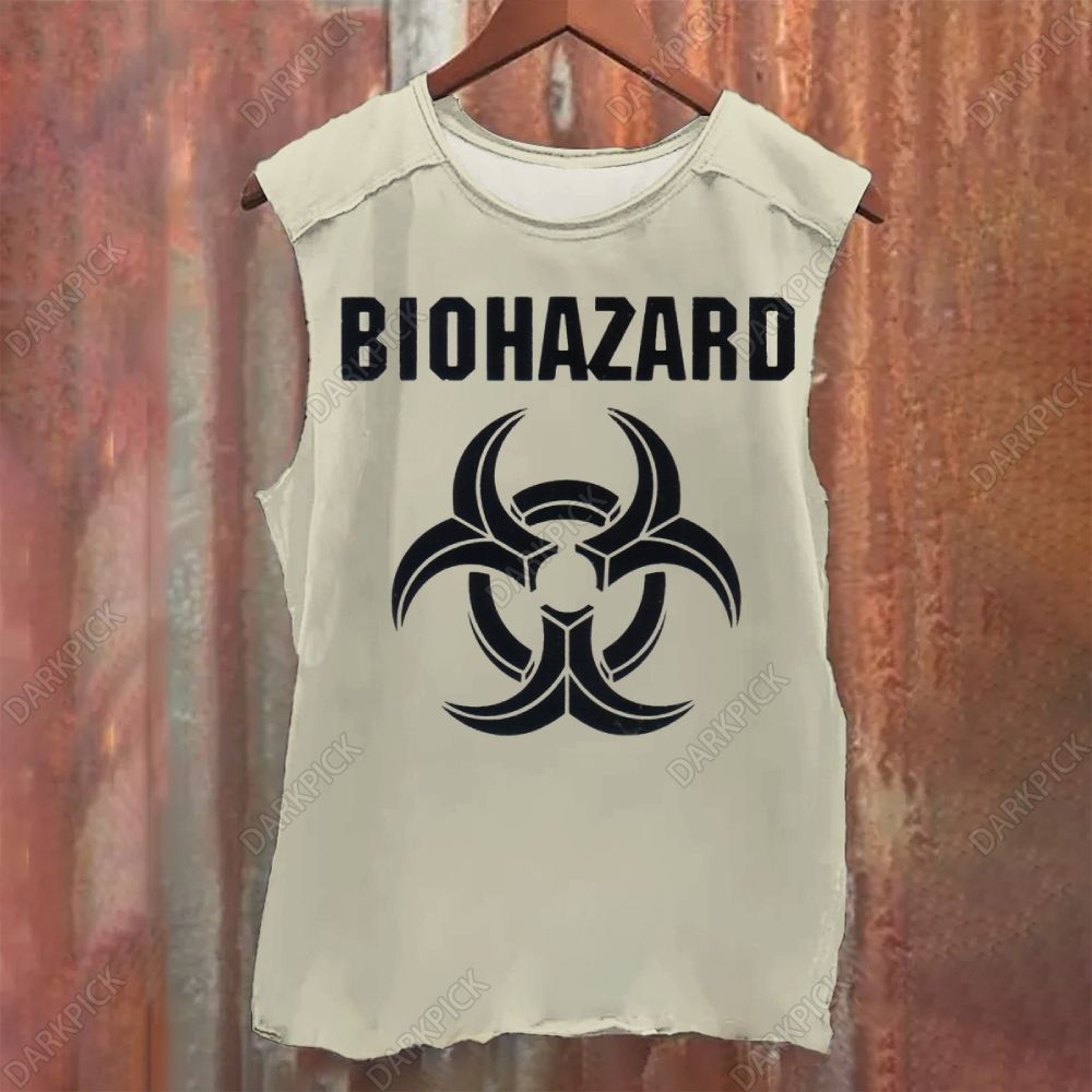 Biohazard Band Vintage Washed Tank Top