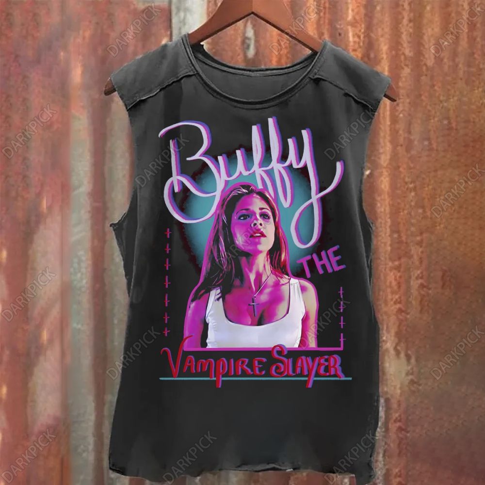 Buffy The Vampire Slayer TV Series  Vintage Washed Tank Top