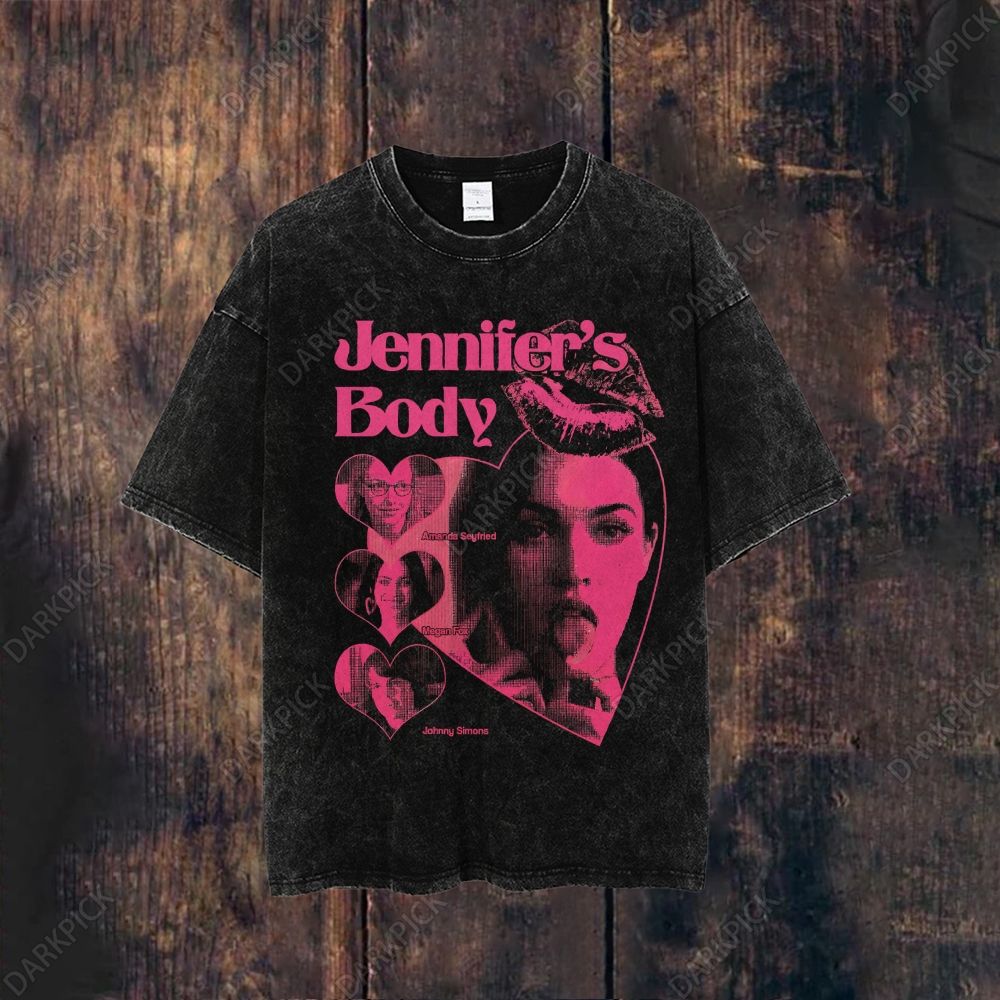 Jennifer's Body Horror Movie Washed T-shirt