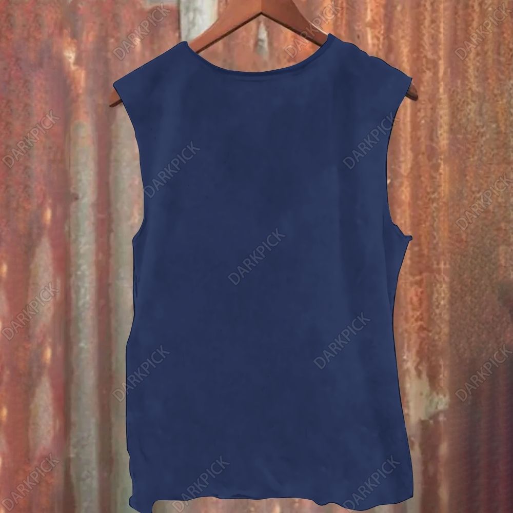 I'M TOO HIGH TO GIVE A FUCK ABOUT THIS SHITTY PLANET Illustration Printed Tank Top