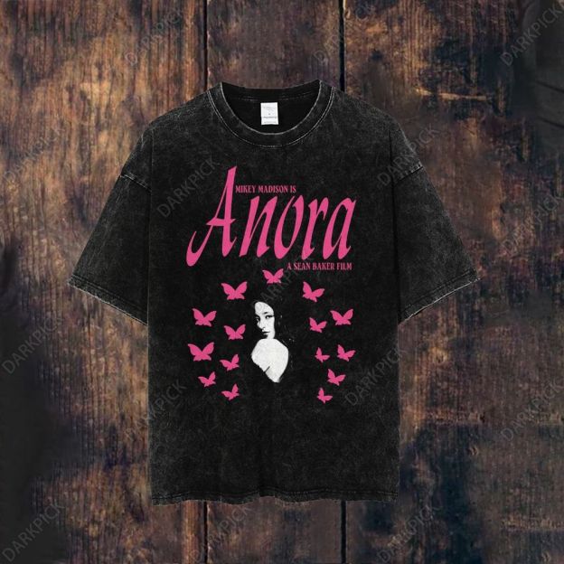 Anora Romantic Comedy Movie Washed T-shirt
