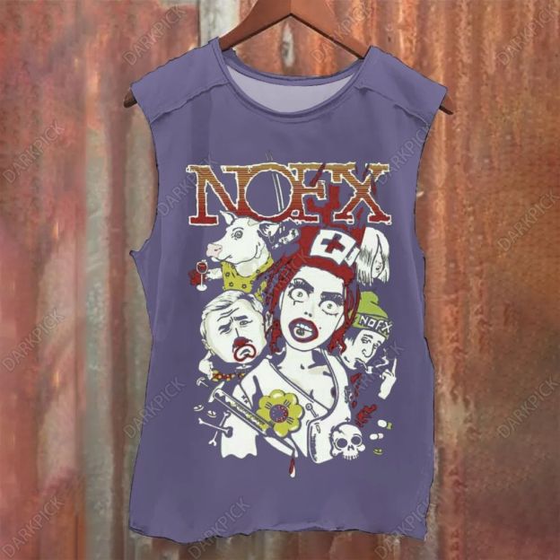 Nofx Band Vintage Washed Tank Top