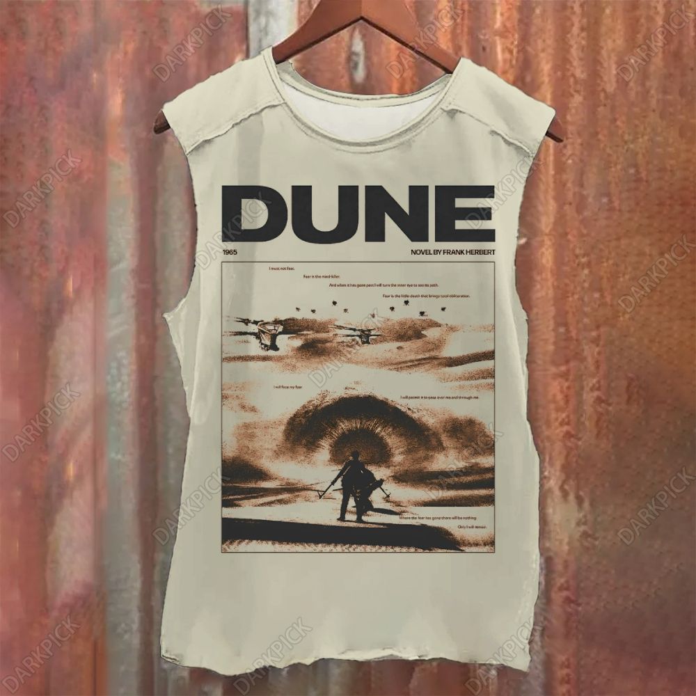 Dune: Part Two Science Fiction Movie Vintage Washed Tank Top