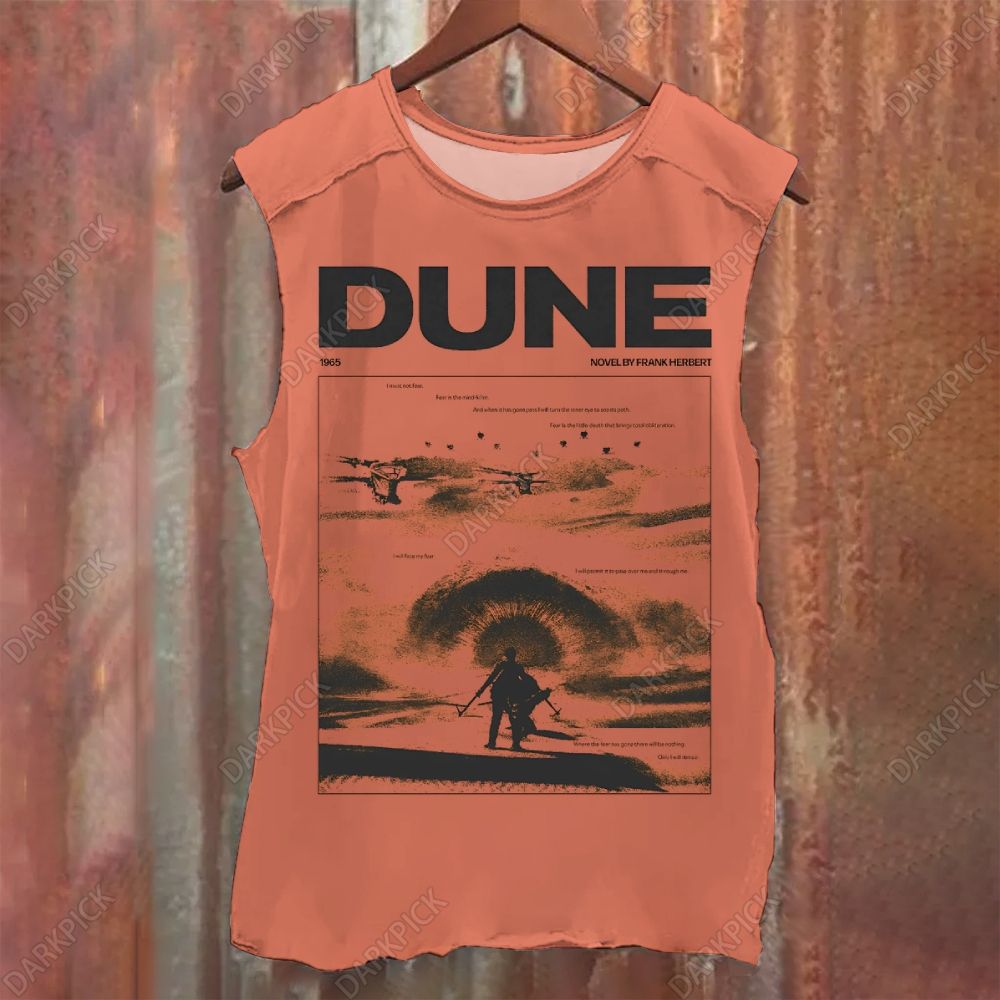 Dune: Part Two Science Fiction Movie Vintage Washed Tank Top