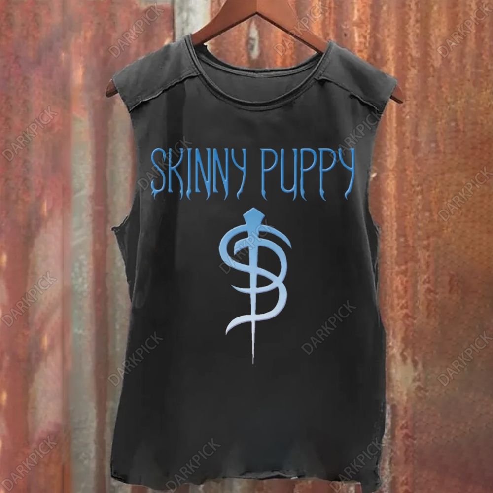 Skinny Puppy Band Vintage Washed Tank Top