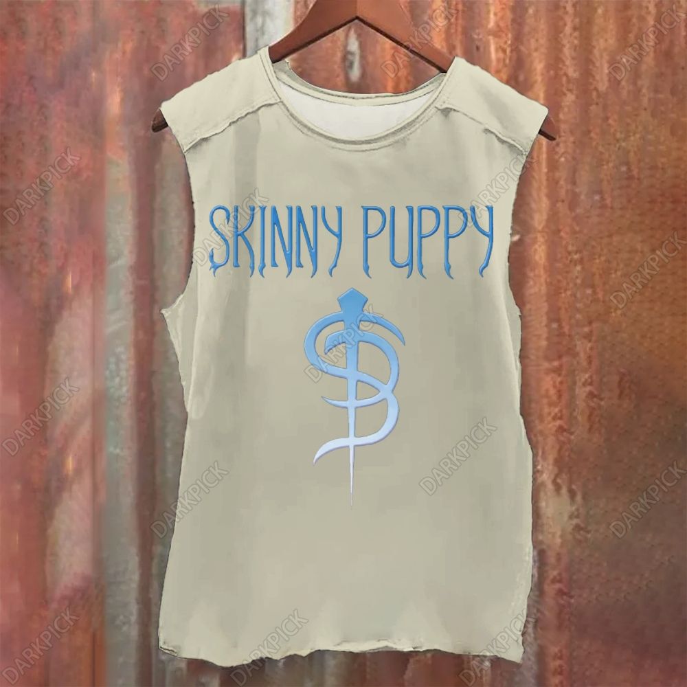 Skinny Puppy Band Vintage Washed Tank Top