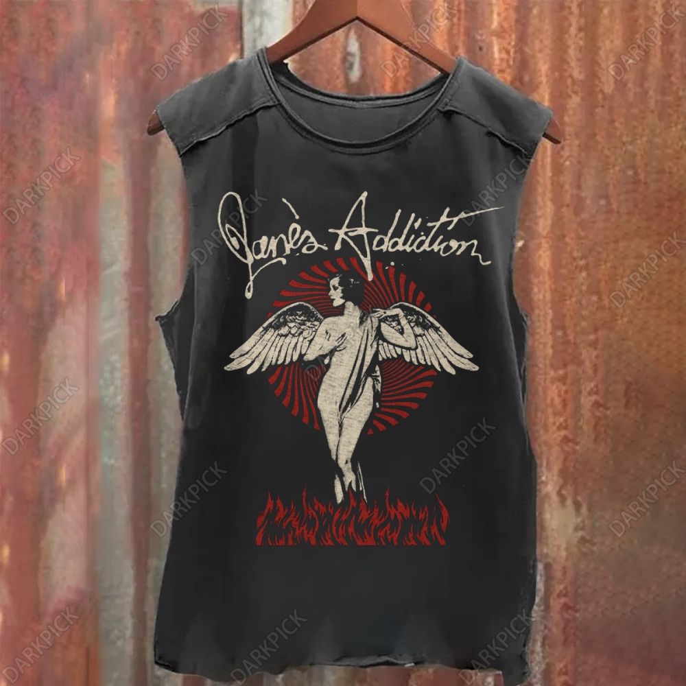 Jane's Addiction Band Vintage Washed Tank Top