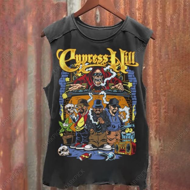 Vintage Cypress Hill Band Washed Tank Top