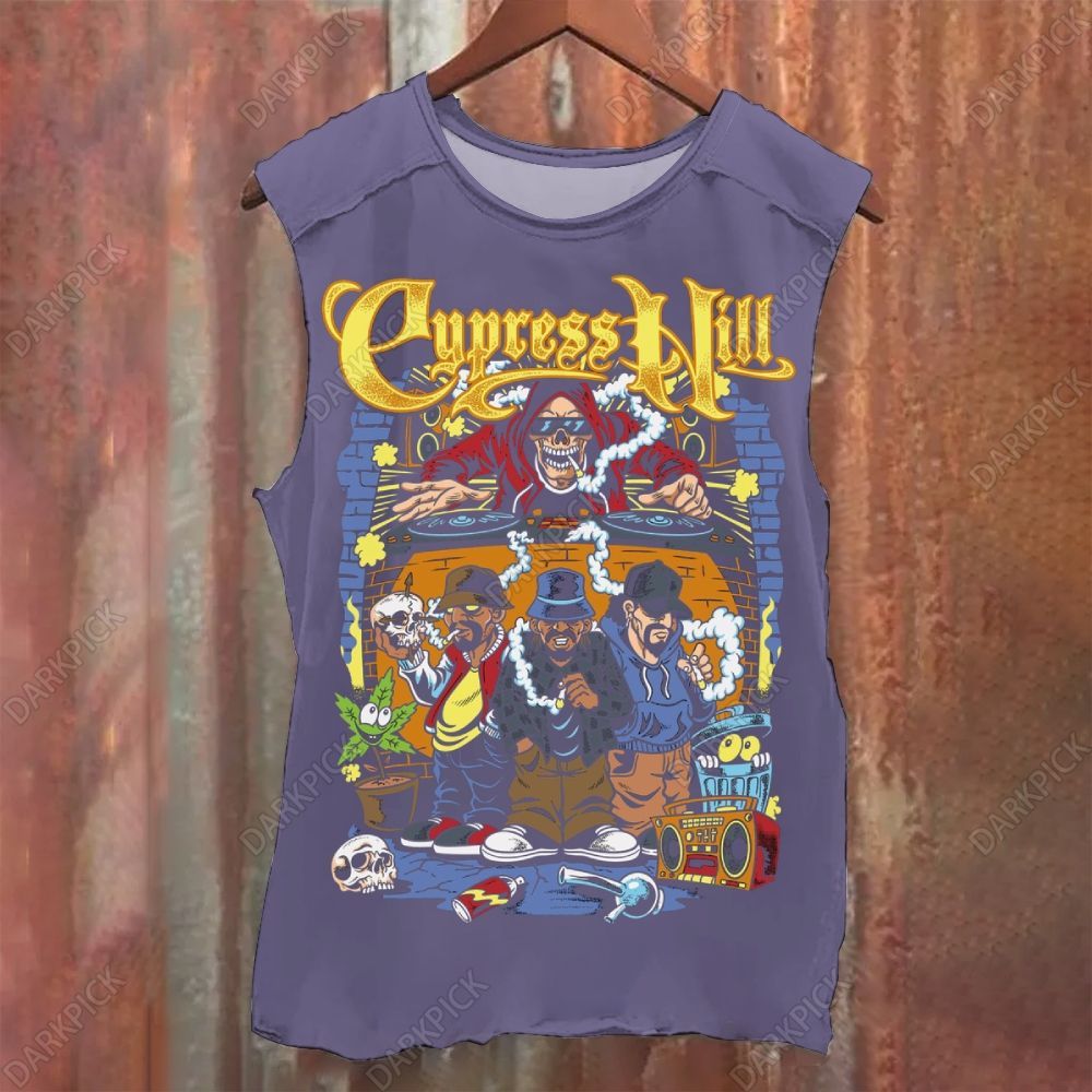Vintage Cypress Hill Band Washed Tank Top