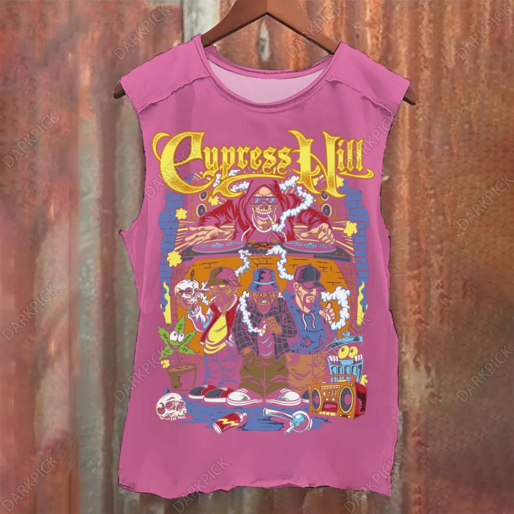 Vintage Cypress Hill Band Washed Tank Top