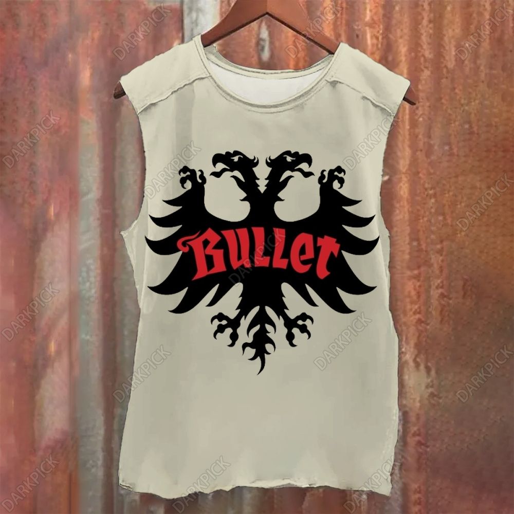 Vintage Bullet Band Washed Tank Top