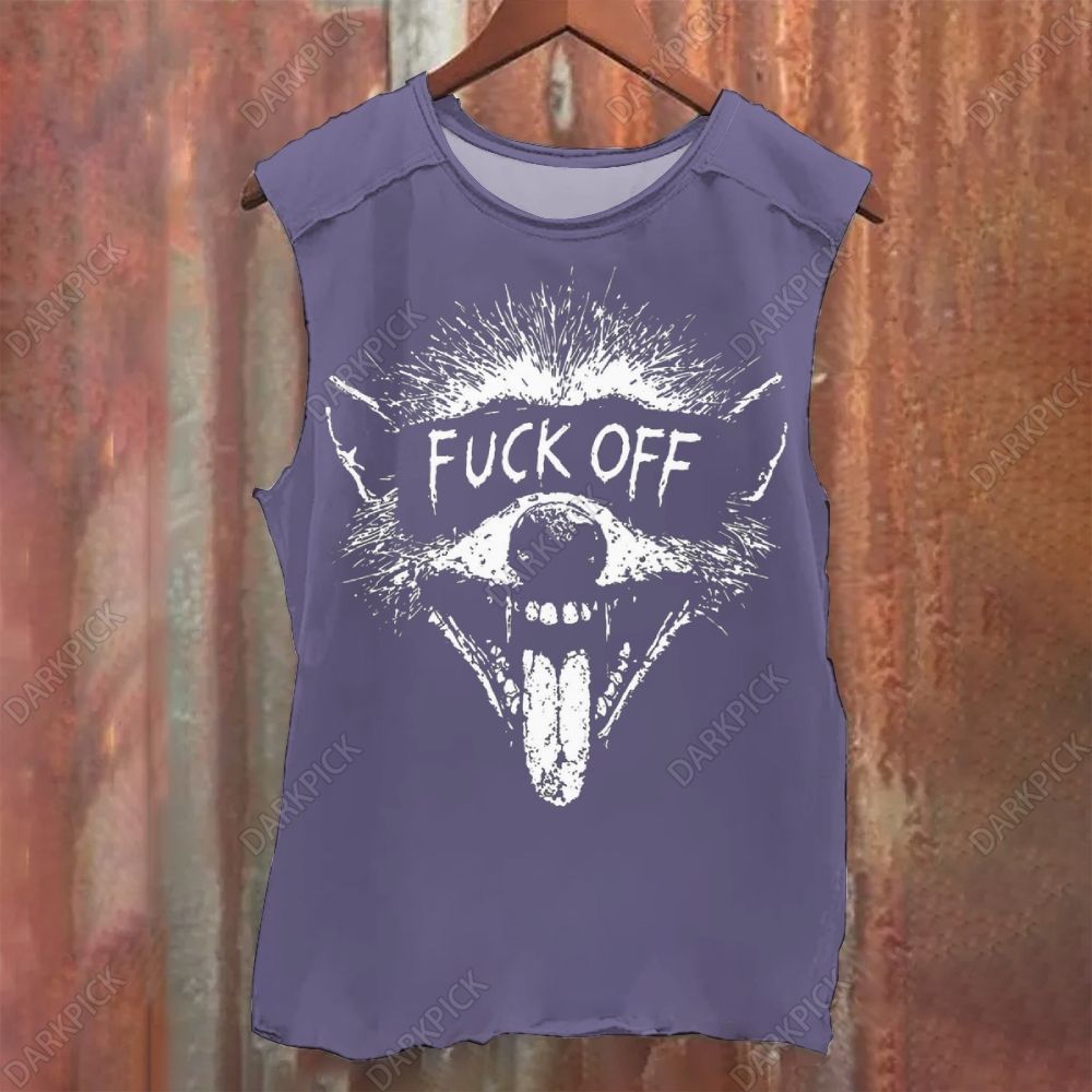 Fuck Off Vintage Washed Tank Top