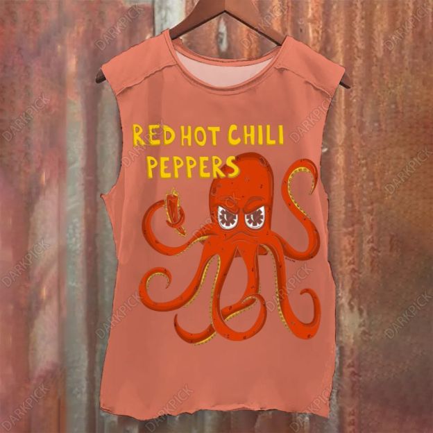 Vintage Red Hot Chili Peppers Rock Band Washed Tank Top