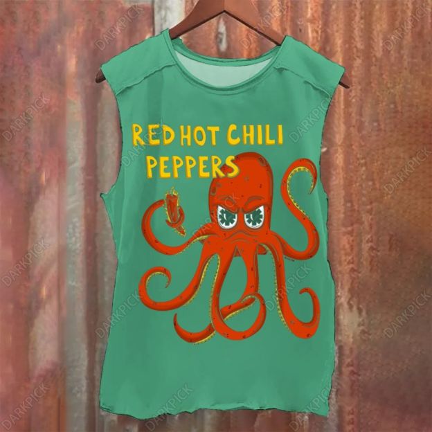 Vintage Red Hot Chili Peppers Rock Band Washed Tank Top