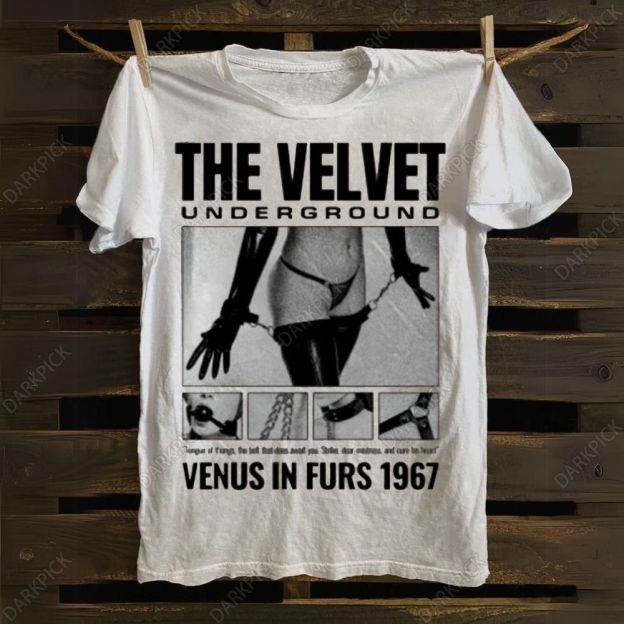 Velvet Underground - Venus Fanart Print 100% Cotton Casual T-shirt