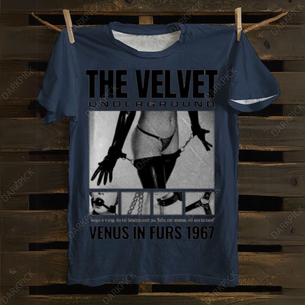 Velvet Underground - Venus Fanart Print 100% Cotton Casual T-shirt