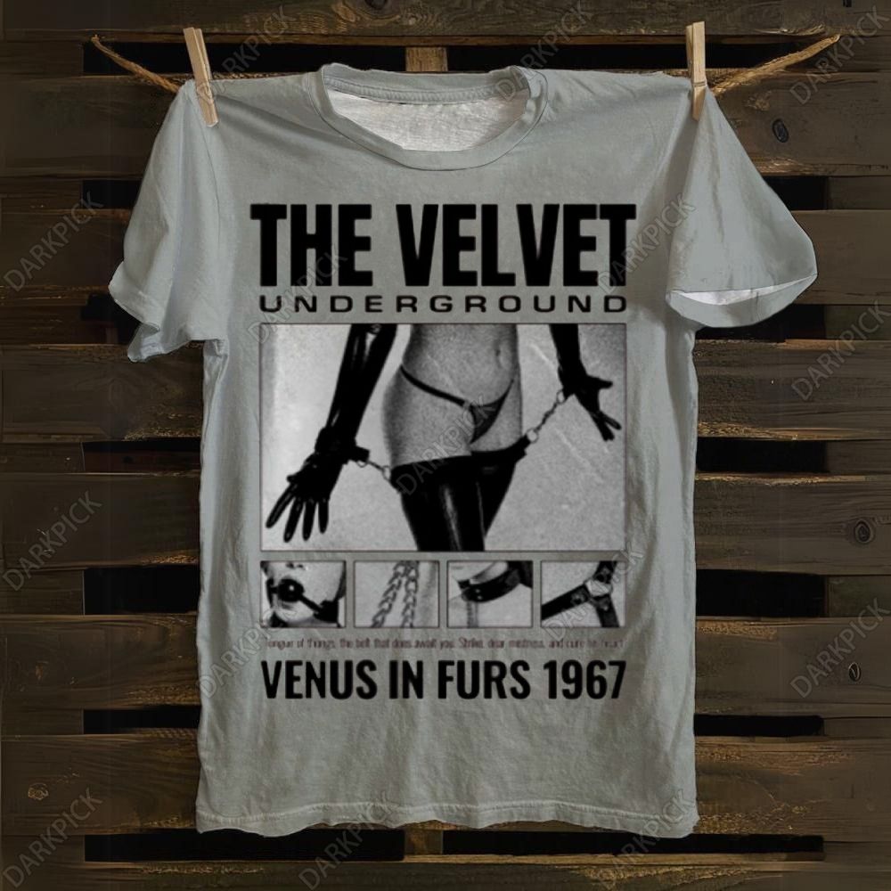 Velvet Underground - Venus Fanart Print 100% Cotton Casual T-shirt