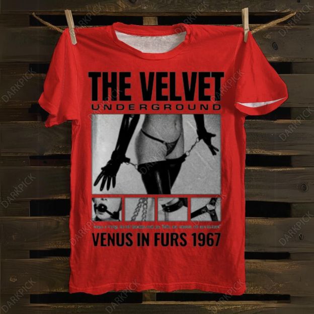 Velvet Underground - Venus Fanart Print 100% Cotton Casual T-shirt