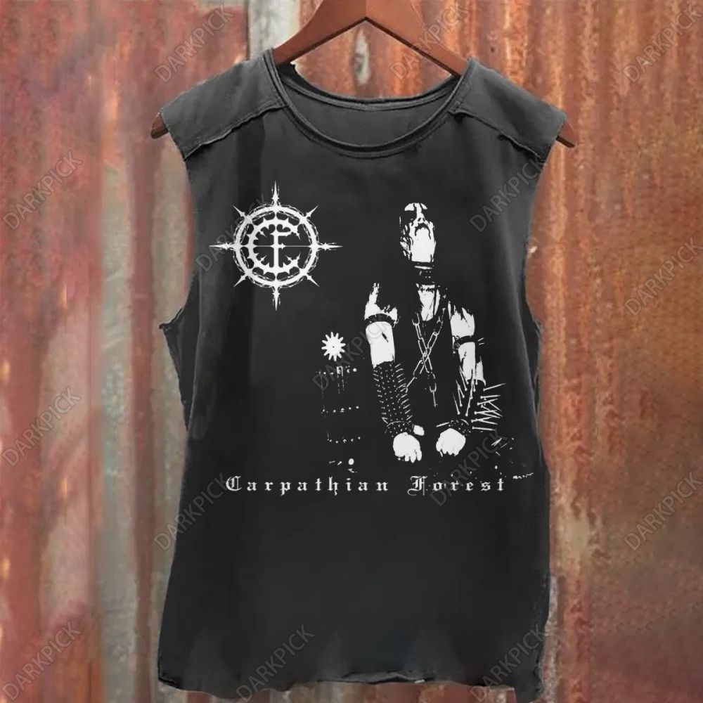 Carpathian Forest Band Vintage Washed Tank Top