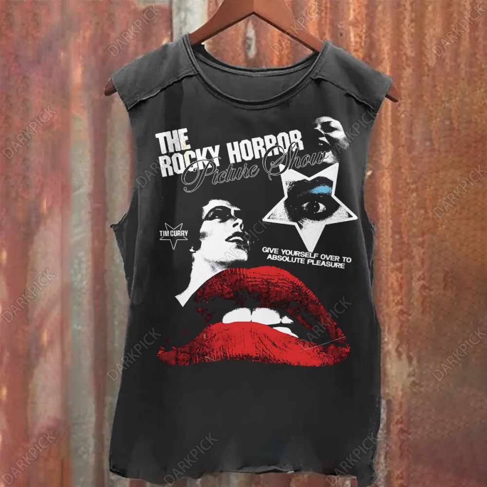 The Rocky Horror Picture Show Horror Movie Vintage Washed Tank Top