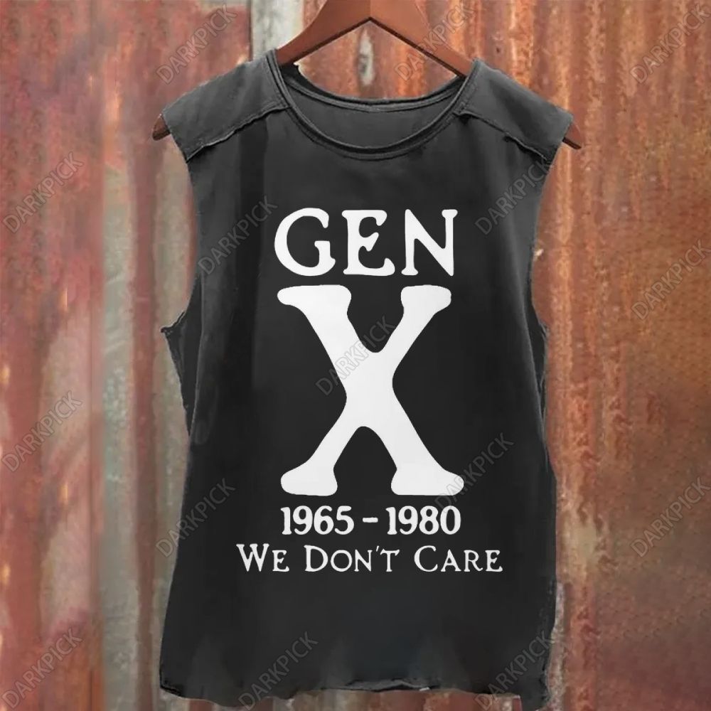 GEN X Vintage Washed Tank Top
